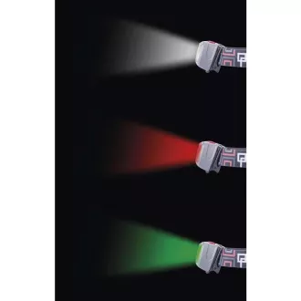 Emos LED čelovka P3531, 330 lm, 65m, 1x CREE + 1x COB + červená zadná LED, 3x AAA + CR2032