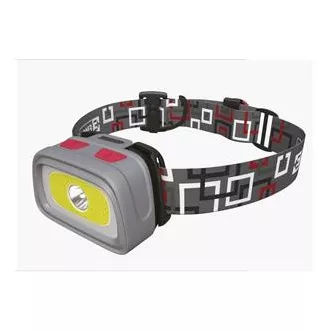 Emos LED čelovka P3531, 330 lm, 65m, 1x CREE + 1x COB + červená zadná LED, 3x AAA + CR2032
