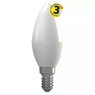 Emos LED žiarovka CANDLE, 4W/30W E14, WW teplá biela, 330 lm, Classic, F