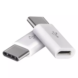 Emos adaptér USB 2.0 Micro-B samica - USB C samec, 2 ks