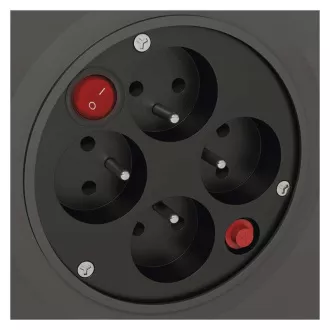 Emos predlžovací bubon - 4 zásuvky, 50m, 1.5mm, PVC, IP20