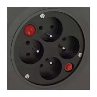 Emos predlžovací bubon - 4 zásuvky, 25m, 1.5mm, PVC, IP20