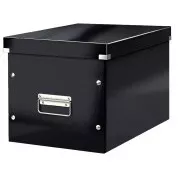 LEITZ Štvorcová krabica Click&Store, veľkosť L (A4), čierna