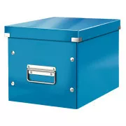 LEITZ Štvorcová krabica Click&Store, veľkosť M (A5), modrá