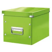 LEITZ Štvorcová krabica Click&Store, veľkosť M (A5), zelená