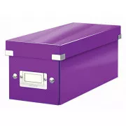 LEITZ Škatuľa na CD Click&Store, purpurová