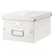 LEITZ Univerzálna krabica Click&Store, veľkosť M (A4), biela