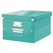 LEITZ Univerzálna krabica Click&Store, veľkosť M (A4), ľadovo modrá