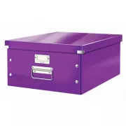 LEITZ Univerzálna krabica Click&Store, veľkosť L (A3), purpurová