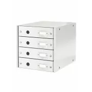 LEITZ Zásuvkový box Click&Store, 4 zásuvky, biela