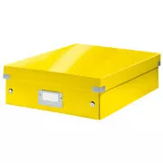 LEITZ Organizačný box Click&Store, veľkosť M, žltá