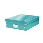 LEITZ Organizačný box Click&Store, veľkosť M, ľadovo modrá