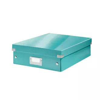 LEITZ Organizačný box Click&Store, veľkosť M, ľadovo modrá