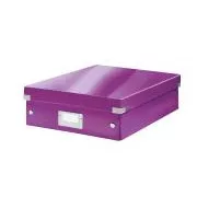 LEITZ Organizačný box Click&Store, veľkosť M, purpurová