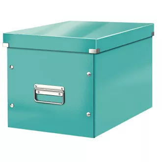 LEITZ Štvorcová krabica Click&Store, veľkosť L (A4), ľadovo modrá