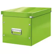 LEITZ Štvorcová krabica Click&Store, veľkosť L (A4), zelená