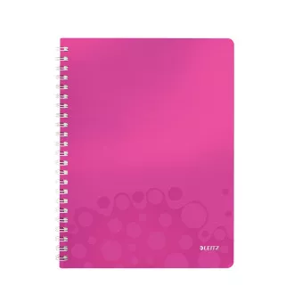 LEITZ Blok WOW A4, PP, linka, ružová LEITZ Blok WOW A4, PP, linka, ružová