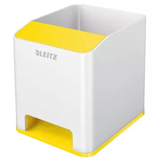 LEITZ Stojanček na ceruzky WOW hudobný, biela/žltá
