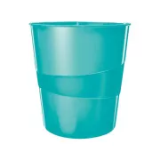 LEITZ Odpadkový kôš WOW, ľadovo modrá