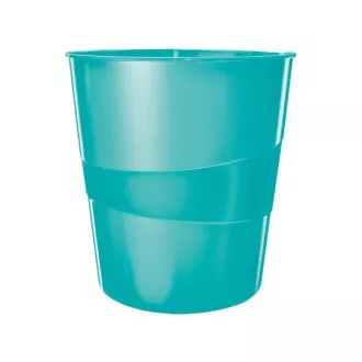 LEITZ Odpadkový kôš WOW, ľadovo modrá