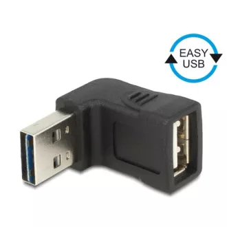 Delock adaptér EASY-USB 2.0-A samec > USB 2.0-A samica pravouhlý hore/dole