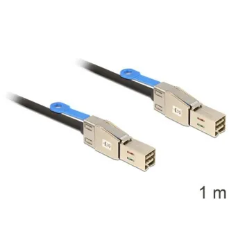 Delock Kábel Mini SAS HD x 4 SFF 8644 samec > Mini SAS HD x 4 SFF 8644 samec 1 m Delock Kábel Mini SAS HD x 4 SFF 8644 samec > Mini SAS HD x 4 SFF 8644 samec 1 m