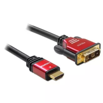 Delock Kábel High Speed HDMI – HDMI A samec > DVI samec 3 m