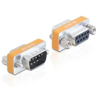 Delock adaptér Null Modem Sub-D 9 pin samec / samica Delock adaptér Null Modem Sub-D 9 pin samec / samica