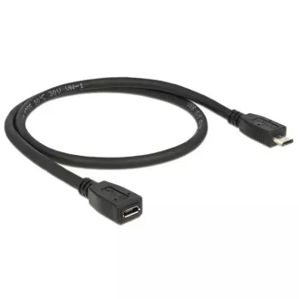 Delock predlžovací kábel USB micro-B samec > micro-B samica 0.5 m