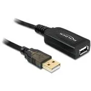 Delock USB 2.0 predlžovací kábel, aktívny 15 m