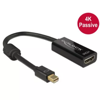 Delock Adaptér mini Displayport 1.2 samec > HDMI samica 4K pasívny čierny Delock Adaptér mini Displayport 1.2 samec > HDMI samica 4K pasívny čierny