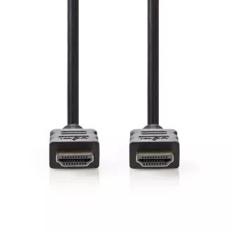 Nedis CVGB34000BK10 - Kábel High Speed HDMI™ s Ethernetom | HDMI Konektor - HDMI Konektor | 1 m | Čierna farba Nedis CVGB34000BK10 - Kábel High Speed HDMI™ s Ethernetom | HDMI Konektor - HDMI Konektor | 1 m | Čierna farba