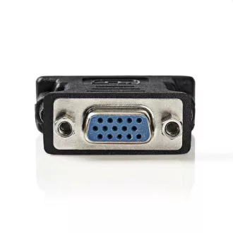 Nedis CCGB32900BK - DVI - VGA Adaptér | DVI-I 24+5-Pin Zástrčka - VGA Zásuvka | Čierna farba Nedis CCGB32900BK - DVI - VGA Adaptér | DVI-I 24+5-Pin Zástrčka - VGA Zásuvka | Čierna farba