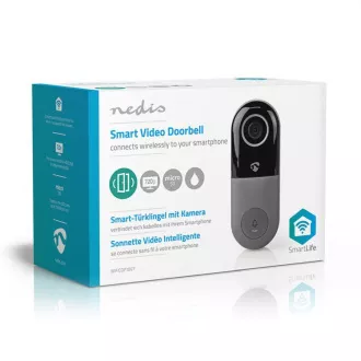 Nedis WIFICDP10GY - Wi-Fi Smart Domový Zvonček s Kamerou | Ovládanie Pomocou Aplikácie | microSD Slot | HD 720p - Rozbalené Nedis WIFICDP10GY - Wi-Fi Smart Domový Zvonček s Kamerou | Ovládanie Pomocou Aplikácie | microSD Slot | HD 720p - Rozbalené