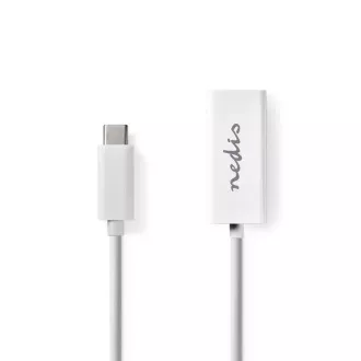 Nedis CCGB64950WT02 - Sieťový adaptér USB | USB 3.2 Gen 1 | 1000 Mbps | USB-C™ Zástrčka | RJ45 Zásuvka | 0.20 m | Biela Nedis CCGB64950WT02 - Sieťový adaptér USB | USB 3.2 Gen 1 | 1000 Mbps | USB-C™ Zástrčka | RJ45 Zásuvka | 0.20 m | Biela