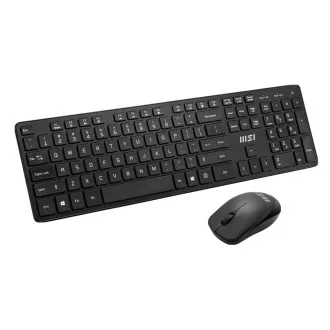 MSI RF1430-CZ , bezdrôtový set klávesnica s myšou MA04 1600DP, CZ, Čierny