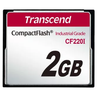 Transcend 2GB INDUSTRIAL TEMP CF220 CF CF (SLC) Fixed disk and UDMA5