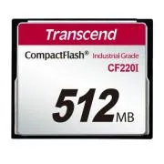 Transcend 512MB INDUSTRIAL TEMP CF220 CF CF (SLC) Fixed disk and UDMA5
