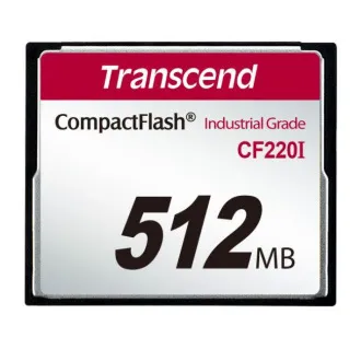 Transcend 512MB INDUSTRIAL TEMP CF220 CF CF (SLC) Fixed disk and UDMA5