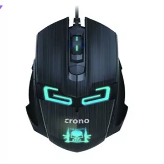 Crono CM647 - optická herná myš, USB konektor, rozlíšenie 800/1200/1600 DPI, modré podsvietenie