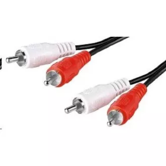 GEMBIRD Kábel CABLEXPERT prípojný 2xcinch/2xcinch, 1,8m audio GEMBIRD Kábel CABLEXPERT prípojný 2xcinch/2xcinch, 1,8m audio