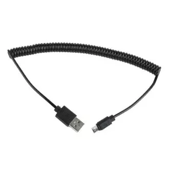 GEMBIRD CABLEXPERT Kábel USB A Male/Micro USB Male 2.0, 1,8 m, Black, krútený