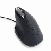 Gembird Myš MUS-ERGO-03, USB, ergonomická, čierna