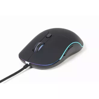 Gembird Myš MUS-UL-02, podsvietená, 2400DPI, USB, čierna