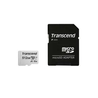 Transcend 512GB microSDXC 300S UHS-I U3 V30 A1 (Class 10) pamäťová karta (s adaptérom), 95MB/s R, 40MB/s W Transcend 512GB microSDXC 300S UHS-I U3 V30 A1 (Class 10) pamäťová karta (s adaptérom), 95MB/s R, 40MB/s W