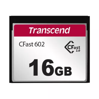 Transcend 16GB CFast 2.0 CFX602 pamäťová karta (MLC) Transcend 16GB CFast 2.0 CFX602 pamäťová karta (MLC)