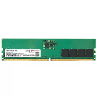 Transcend pamäť 16GB DDR5 4800 U-DIMM (JetRam) 1Rx8 2Gx8 CL40 1.1V