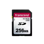Transcend 256MB SD220I MLC priemyselná pamäťová karta (SLC mode), 22MB/s R, 20MB/s W, čierna