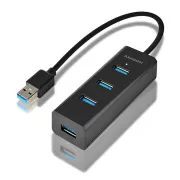 AXAGON HUE-S2B, 4x USB3.0 CHARGING húb, micro USB napr. konektor
