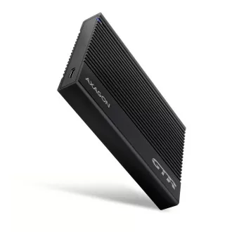 AXAGON EE25-GTR, USB-C 10Gbps - SATA 6G 2.5" RIBBED box, čierny AXAGON EE25-GTR, USB-C 10Gbps - SATA 6G 2.5" RIBBED box, čierny